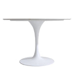 Orchid Round Solid Quartz Dining Table, 132 cm (52 in.) diameter