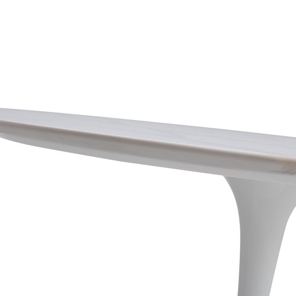 Orchid Round Solid Quartz Dining Table, 132 cm (52 in.) diameter