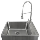 Transform 28 in. All-in-one RTA Laundry Cabinet with Stainless Steel Sink and Faucet