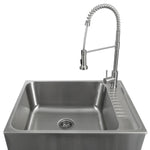 Transform 28 in. All-in-one RTA Laundry Cabinet with Stainless Steel Sink and Faucet