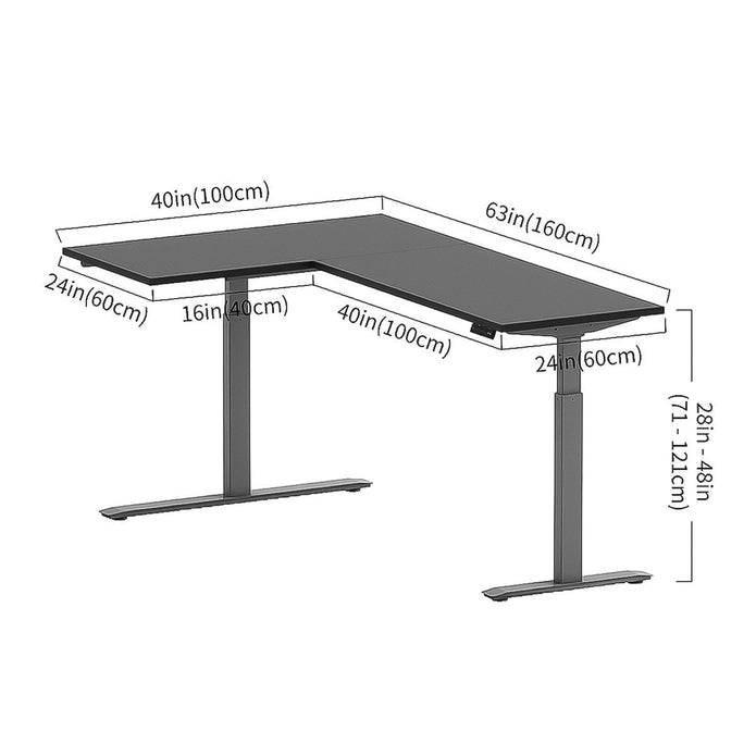 Motionwise L-shape Height Adjustable Desk