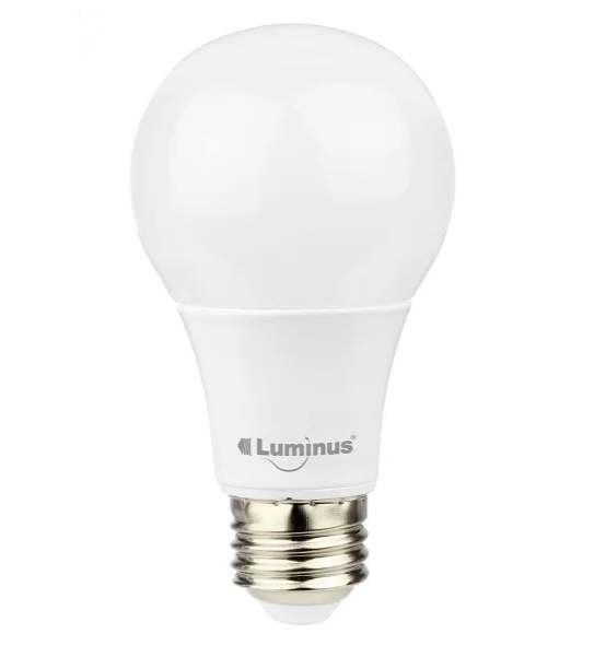 Luminus Basix A19 9 W 750 Lumens LED Light Bulb, Pack of 48