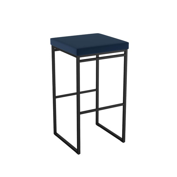 Amisco Easy Modern Counter Stool Blue Seat