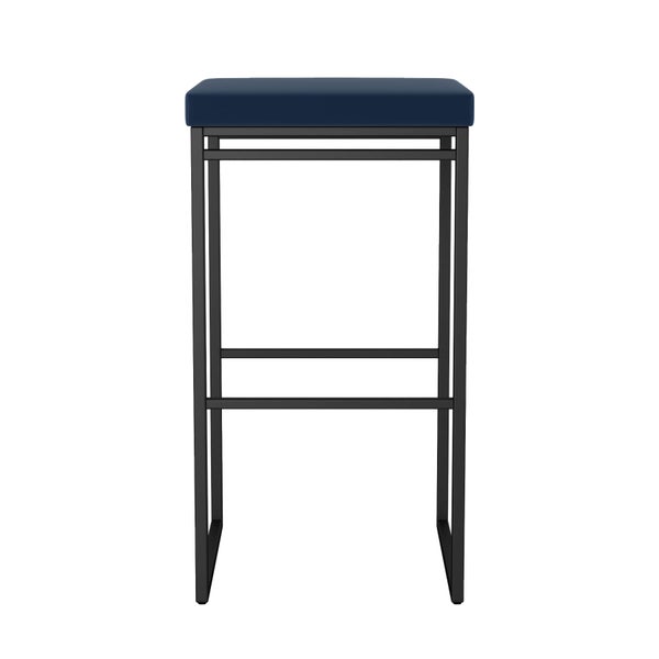 Amisco Easy Modern Counter Stool Blue Seat
