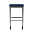 Amisco Easy Modern Counter Stool Blue Seat