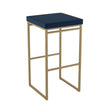 Amisco Easy Modern Counter Stool Blue Seat