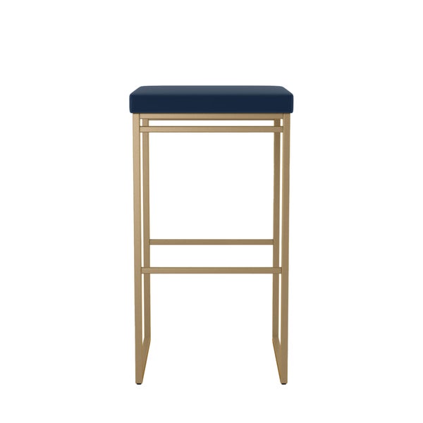 Amisco Easy Modern Counter Stool Blue Seat
