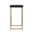 Amisco Easy Modern Counter Stool Blue Seat