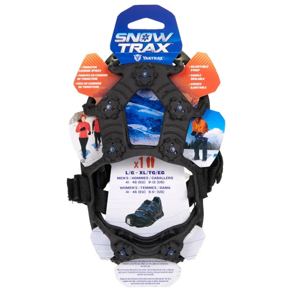 SnowTrax by Yaktrax - Winter Traction Aid with Safety Strap