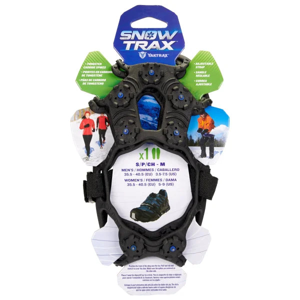 SnowTrax by Yaktrax - Winter Traction Aid with Safety Strap