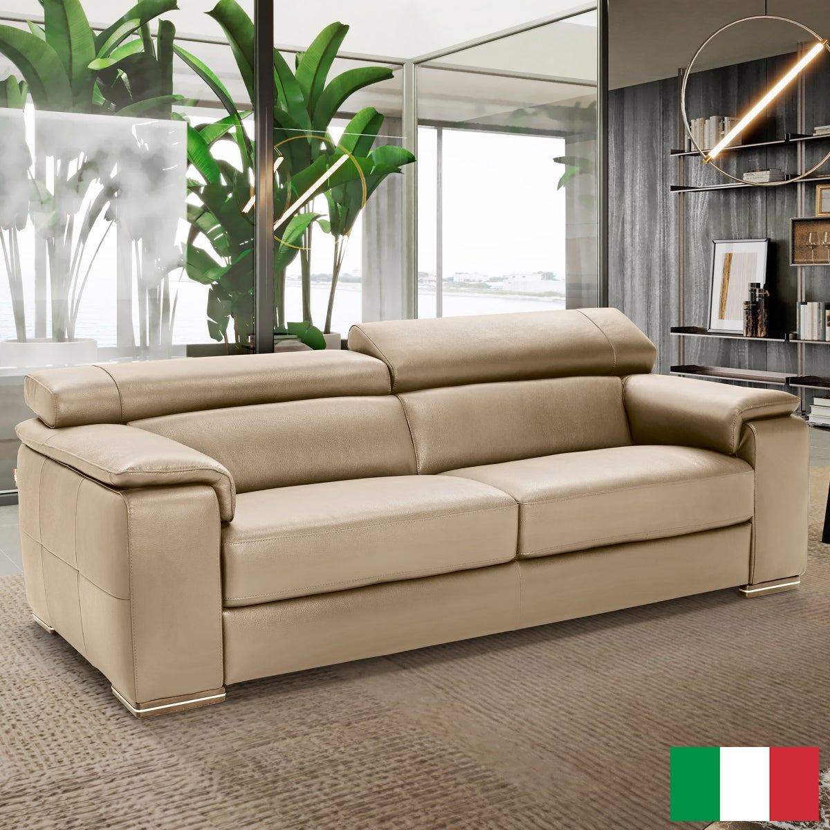 Magnum Top Grain Leather Sofa