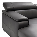 Magnum 2-piece Top Grain Leather sectional with Left Hand Facing Chaise