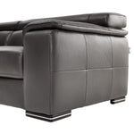 Magnum 2-piece Top Grain Leather sectional with Left Hand Facing Chaise