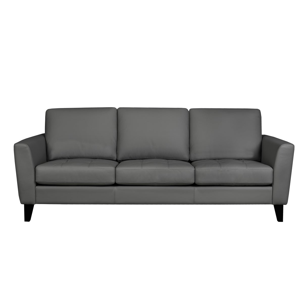 Riviera Contemporary Top Grain Leather Sofa