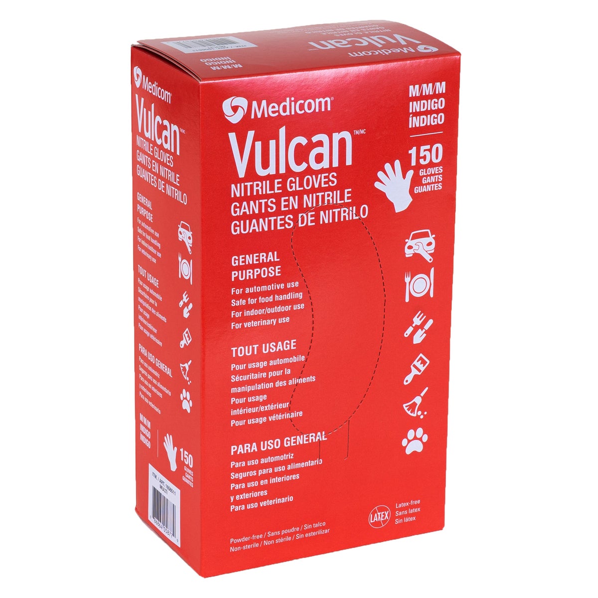 Medicom Vulcan General-Purpose Nitrile Gloves
