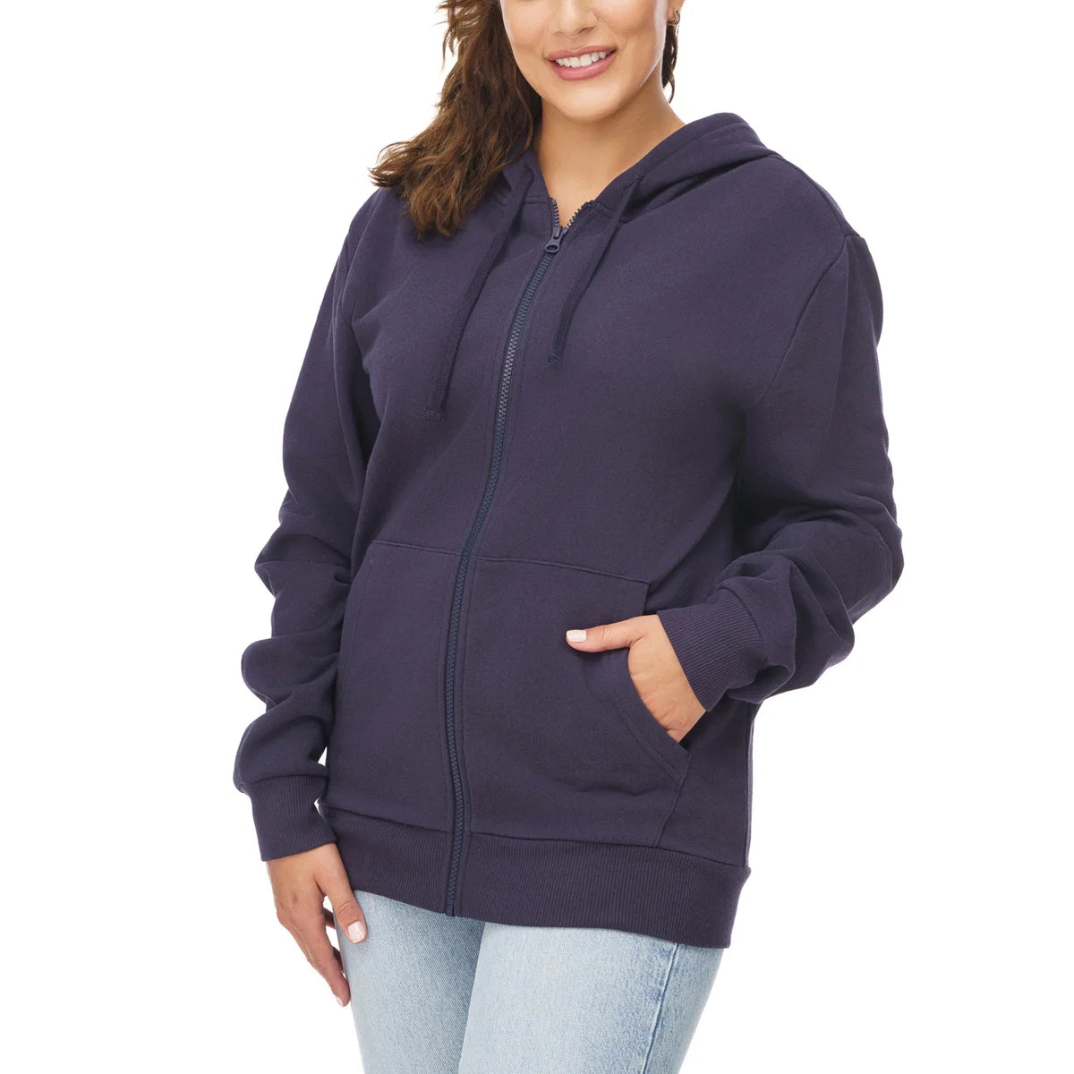 Custom Logo Unisex Full Zip Hoodie