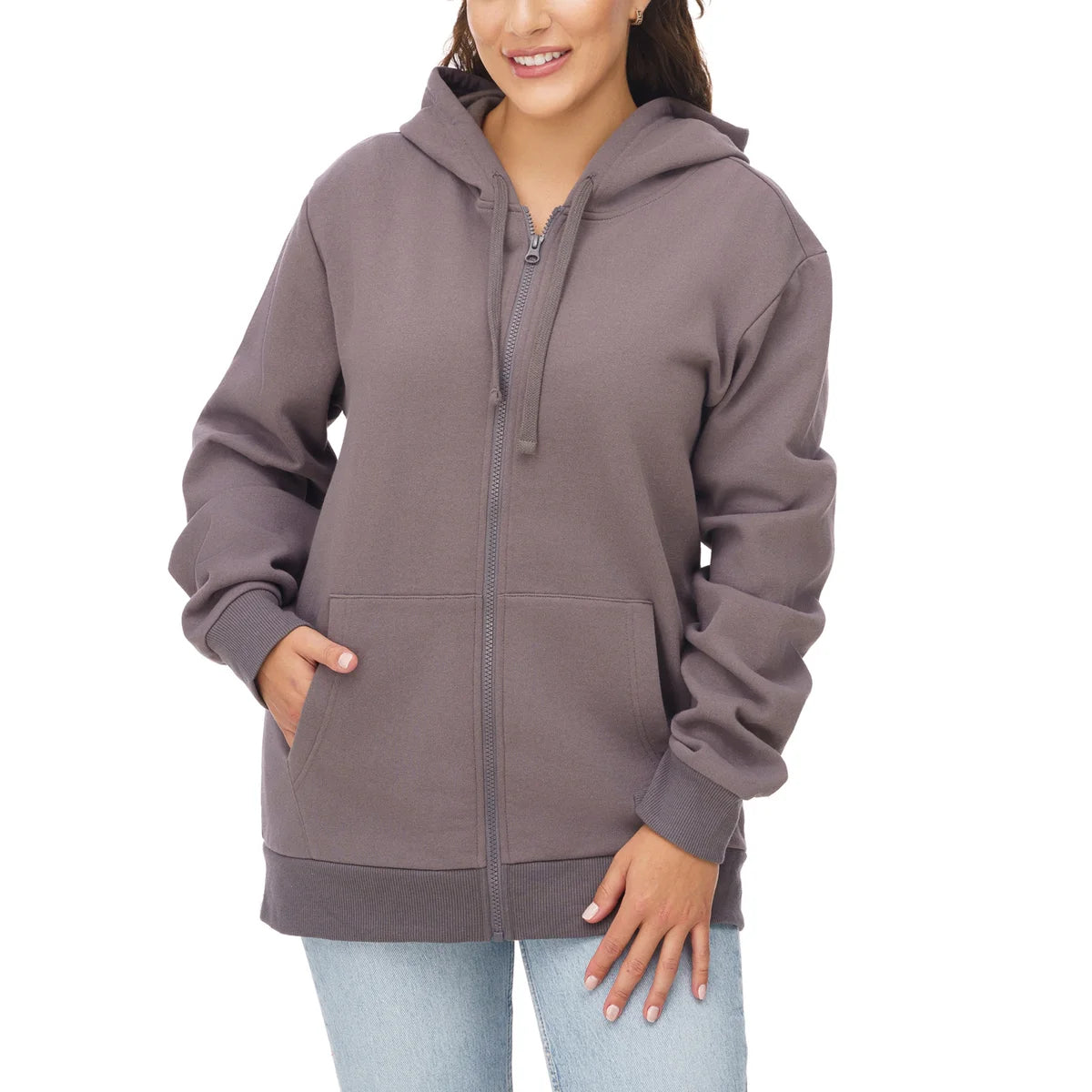 Custom Logo Unisex Full Zip Hoodie