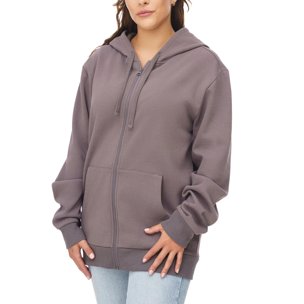 Custom Logo Unisex Full Zip Hoodie