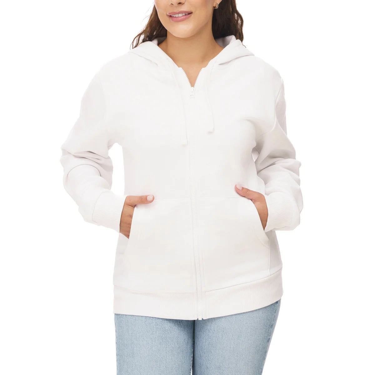 Custom Logo Unisex Full Zip Hoodie