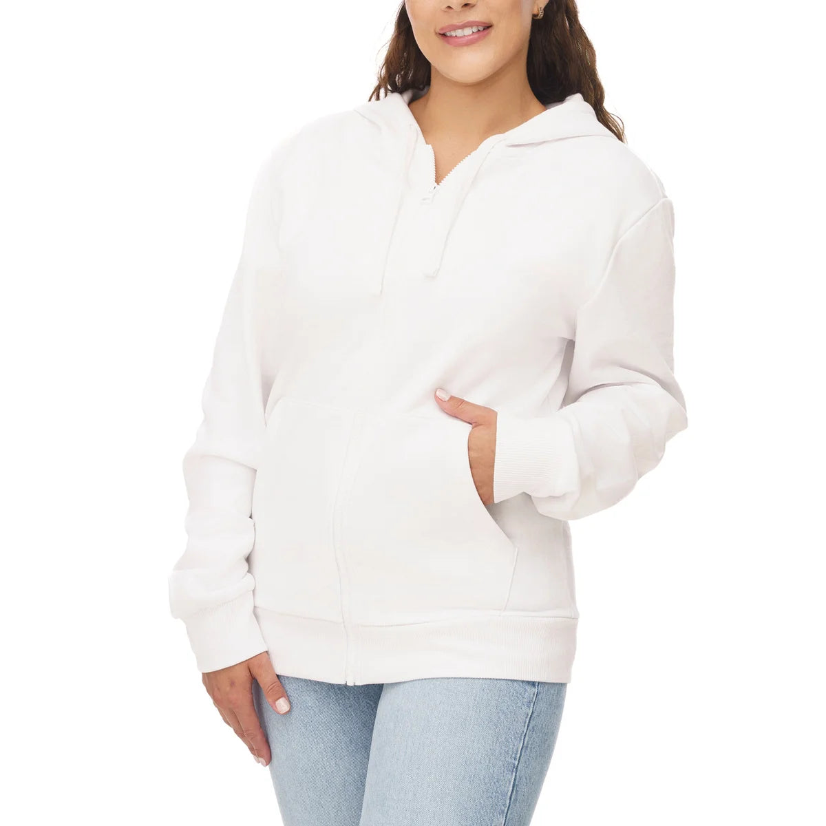 Custom Logo Unisex Full Zip Hoodie