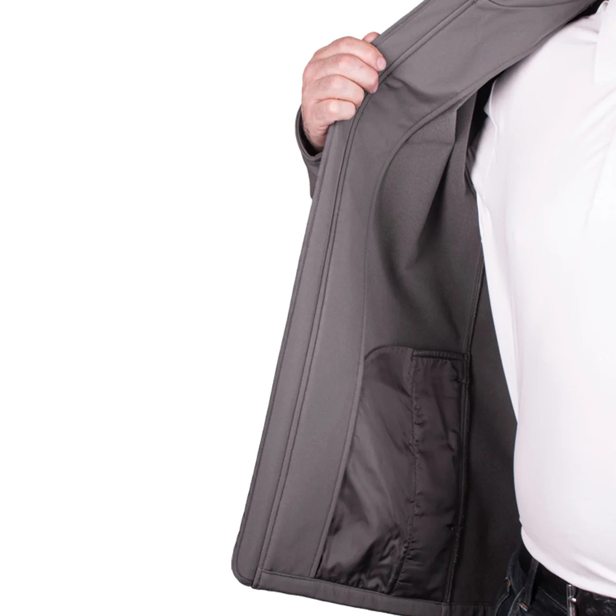 Custom Logo Unisex Full Zip Softshell Jacket