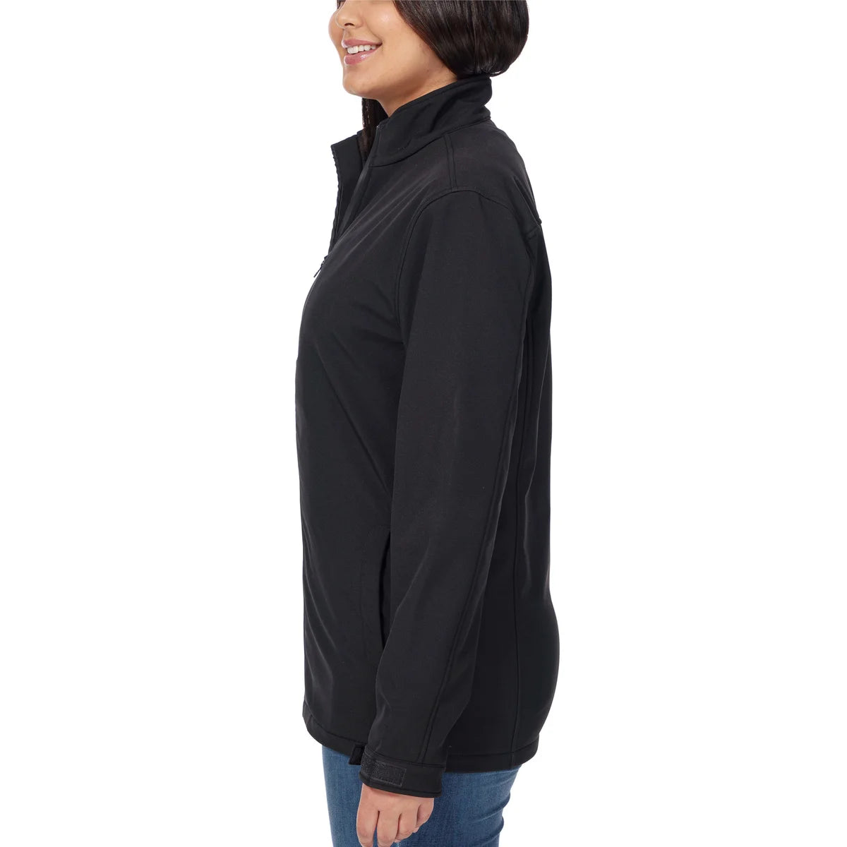 Custom Logo Unisex Full Zip Softshell Jacket