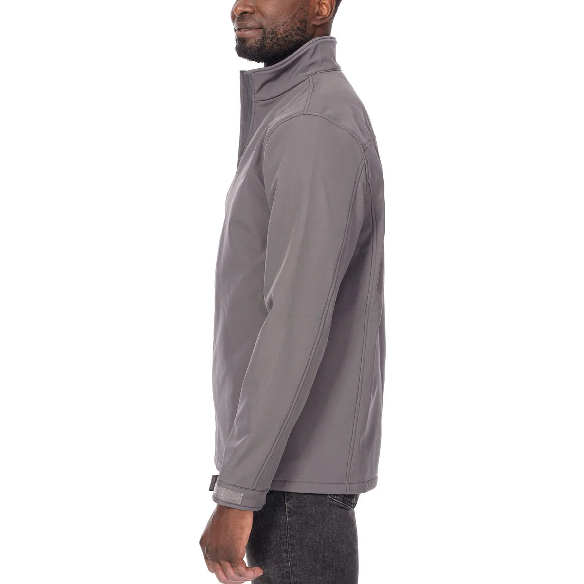 Custom Logo Unisex Full Zip Softshell Jacket