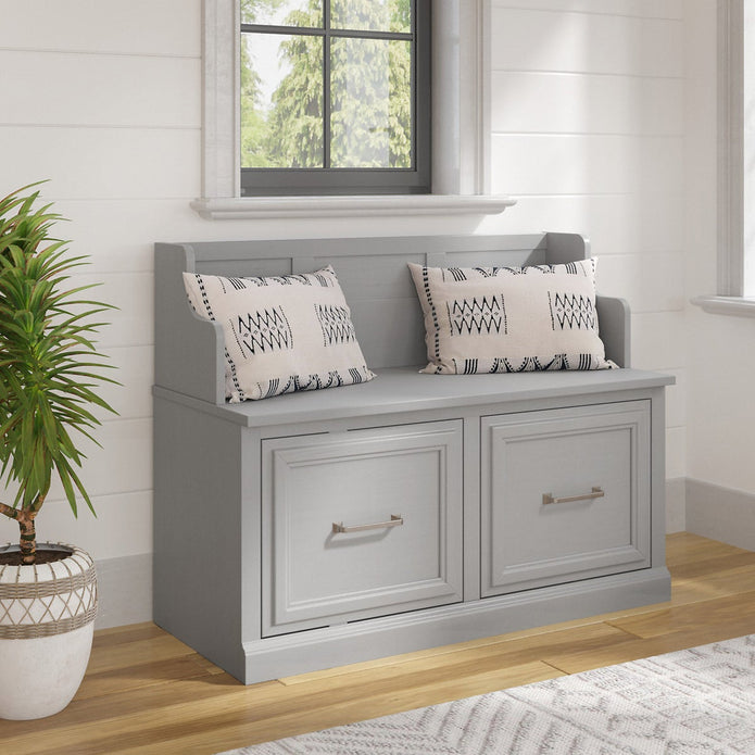 Bush Woodland Entryway Bench with Doors