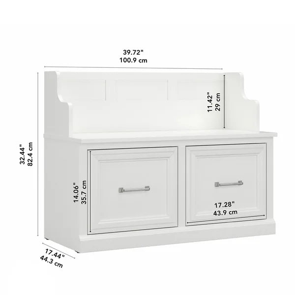 Bush Woodland Entryway Bench with Doors