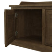 Bush Woodland Hall Tree and Shoe Storage Bench with Doors