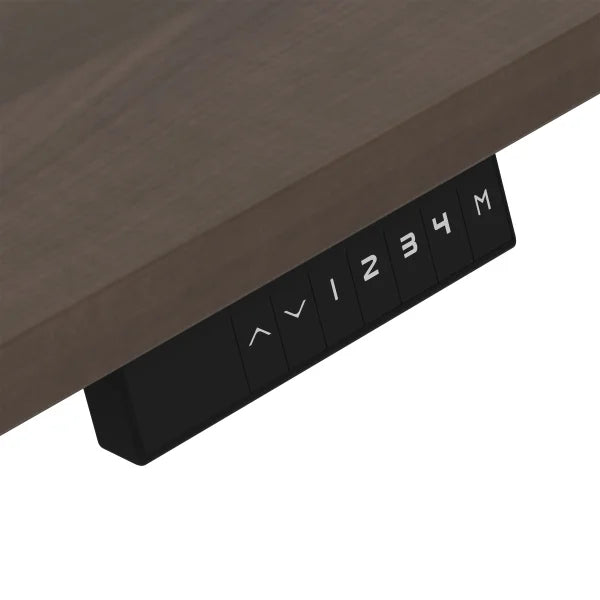 Bestar Upstand 2-piece L-shaped Workstation with Height-Adjustable Desk