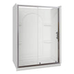Appollo Marina 60 in. × 32 in. Acrylic Alcove Shower Kit with Base, Walls and Door