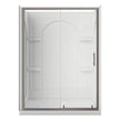 Appollo Marina 60 in. × 32 in. Acrylic Alcove Shower Kit with Base, Walls and Door