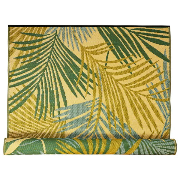 Viana Bahamas Collection Areca Indoor/Outdoor Reversible Area Rug