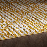 Viana Bahamas Collection Ochre Indoor/Outdoor Reversible Area Rug