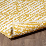 Viana Bahamas Collection Ochre Indoor/Outdoor Reversible Area Rug