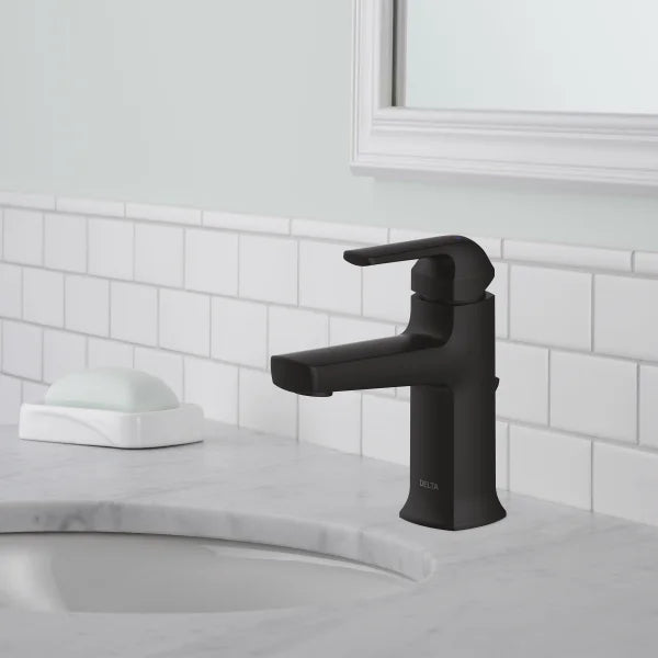 Delta Uxbridge Single Handle Lever Bathroom Sink Faucet