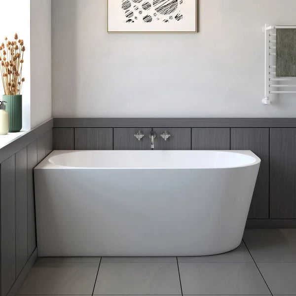 Appollo Andrew 59 in. Cornered Freestanding Tub