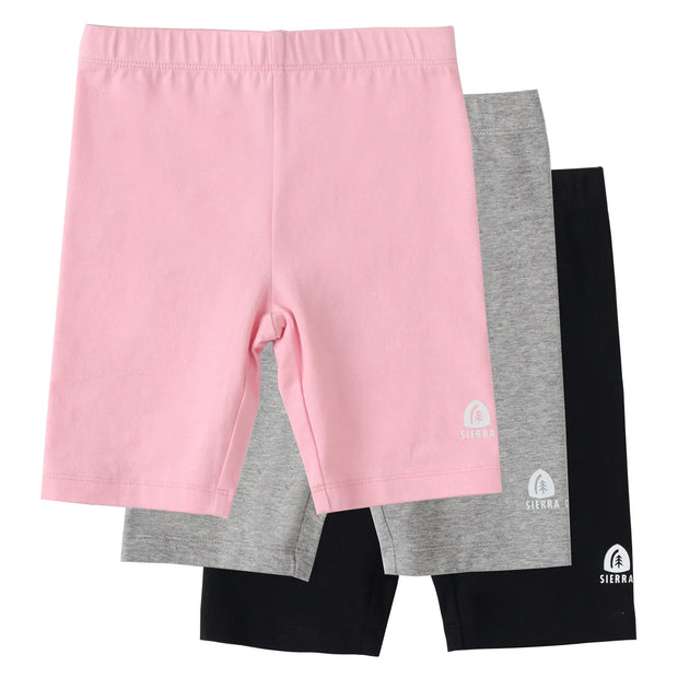 Sierra Designs Girl’s Jersey Knit Short, 3-pack