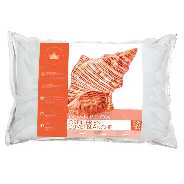 Canadian Down & Feather Company 625 Loft White Down Pillow