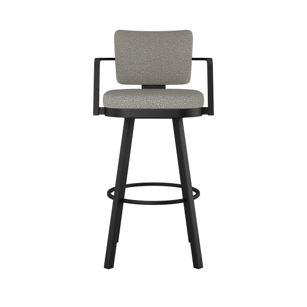 Amisco Thea Black Base Bar or Counter Stool