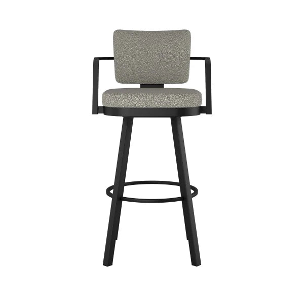 Amisco Thea Black Base Bar or Counter Stool