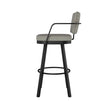 Amisco Thea Black Base Bar or Counter Stool