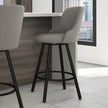 Amisco Kelsea Modern Counterstool, Black Base