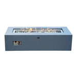 Paramount Concrete Look Aluminum Fire Table, Low Rectangular