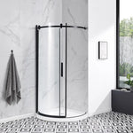 OVE Decors Aria Round Corner Shower Enclosure with Base