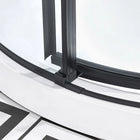 OVE Decors Aria Round Corner Shower Enclosure with Base