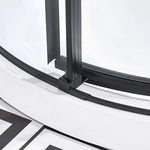 OVE Decors Aria Round Corner Shower Enclosure with Base