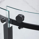 OVE Decors Aria Round Corner Shower Enclosure with Base
