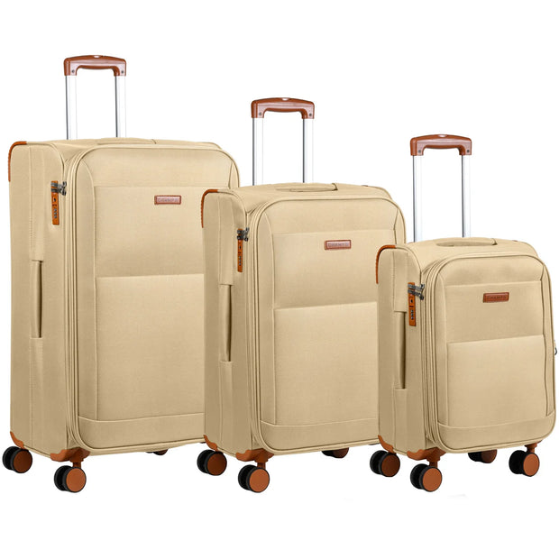 Champs Classic Collection 3-piece Softside Luggage Set